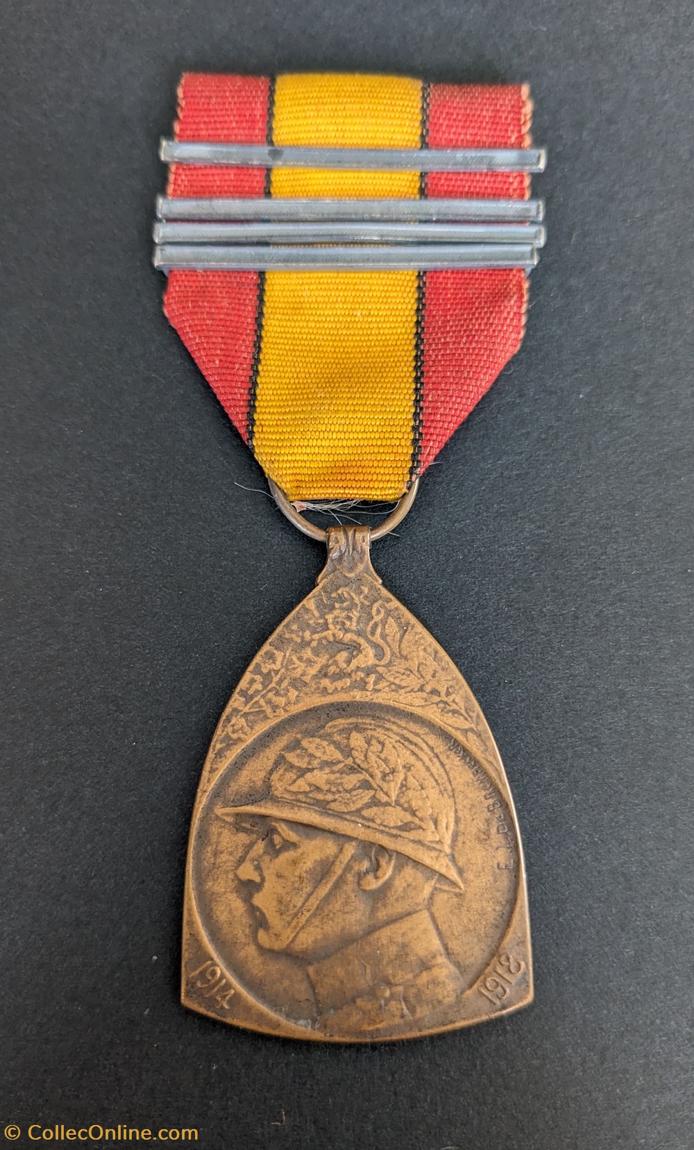 medailles belgique g1 medaille commemorative de la campagne 1914 1918