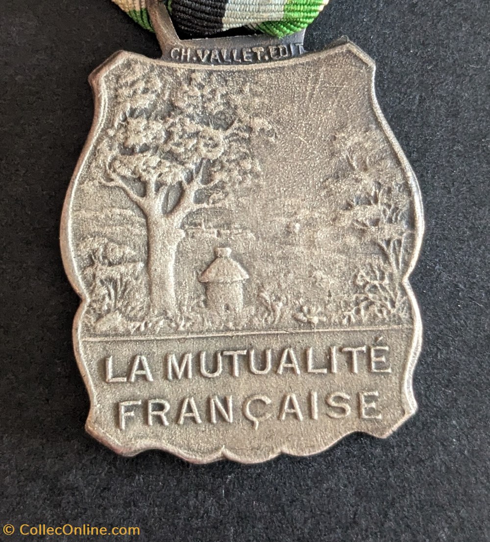 medailles france medaille de reconnaissance de la mutualite francaise