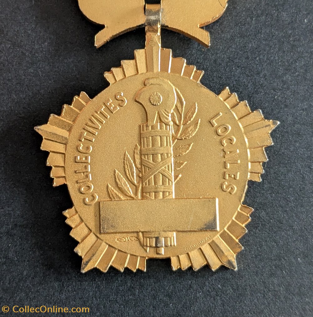 RDC - Médaille d'Honneur Départementale et Communale medailles france rdc medaille honneur departementale et communale