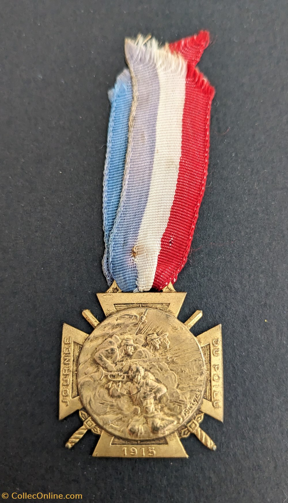 Médaille caritative des journées du Poilu Paris 1915 medailles medaille caritative des journees du poilu paris 1915