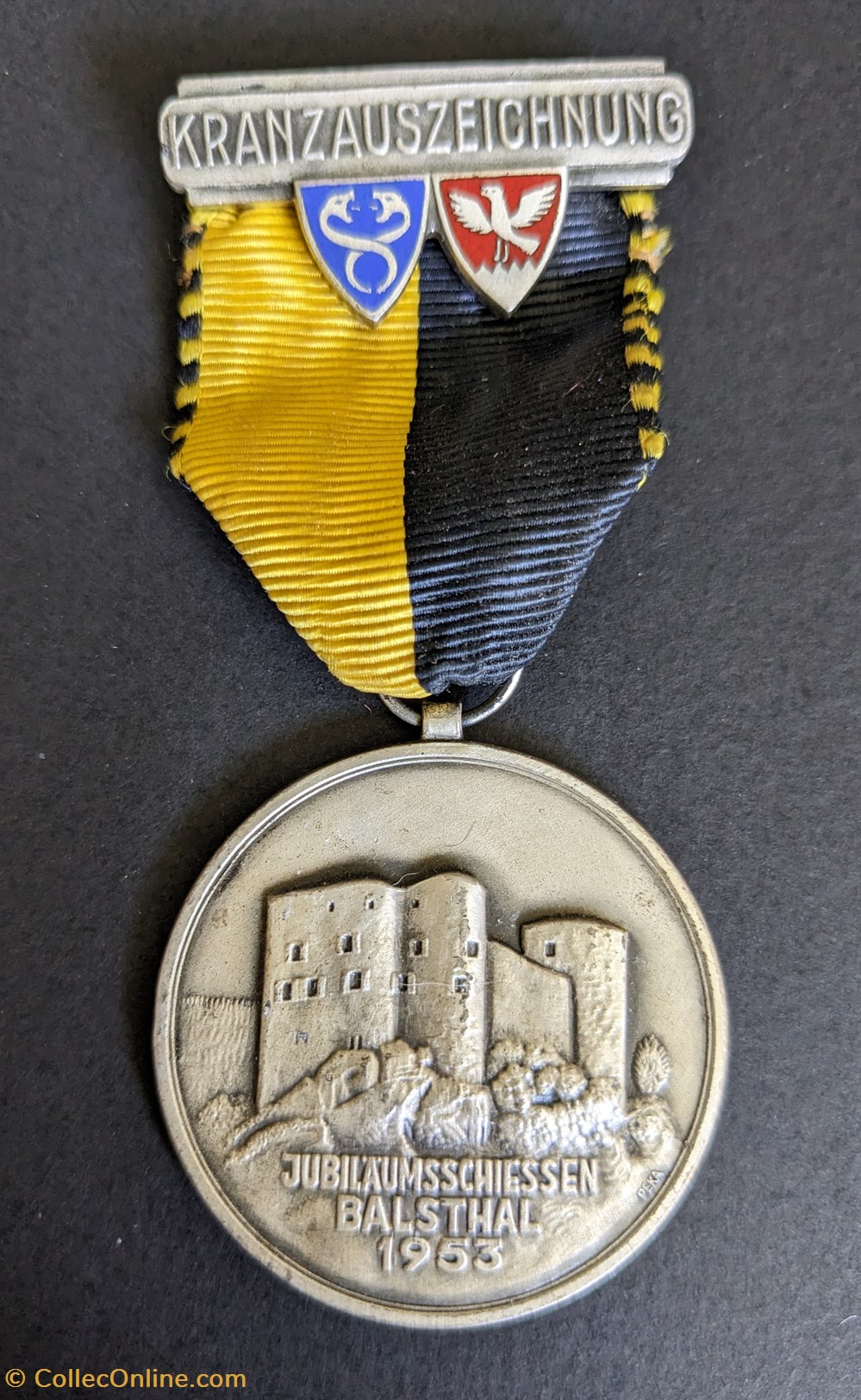 medailles suisse medaille du prix du jubile de tir de balsthal