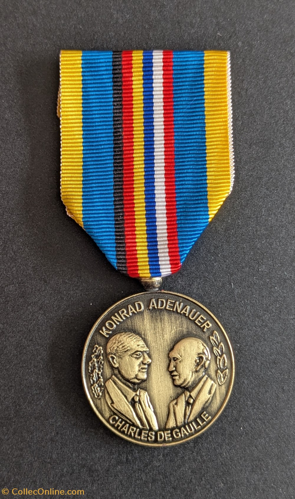 Médaille commémorative du traité de l'Elysée medailles france medaille commemorative du traite de elysee
