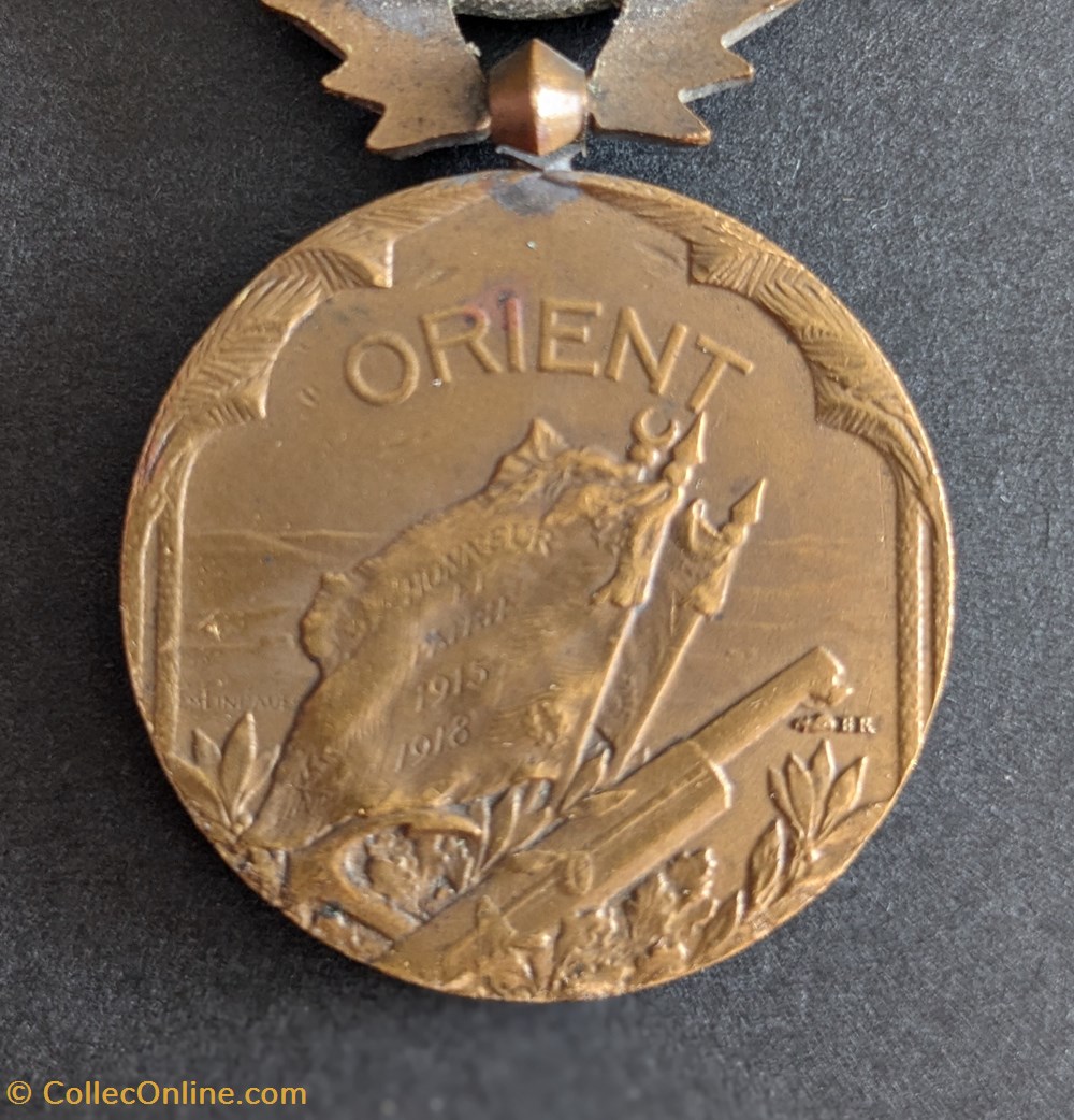 Médaille commémorative d'Orient 2 medailles medaille commemorative orient