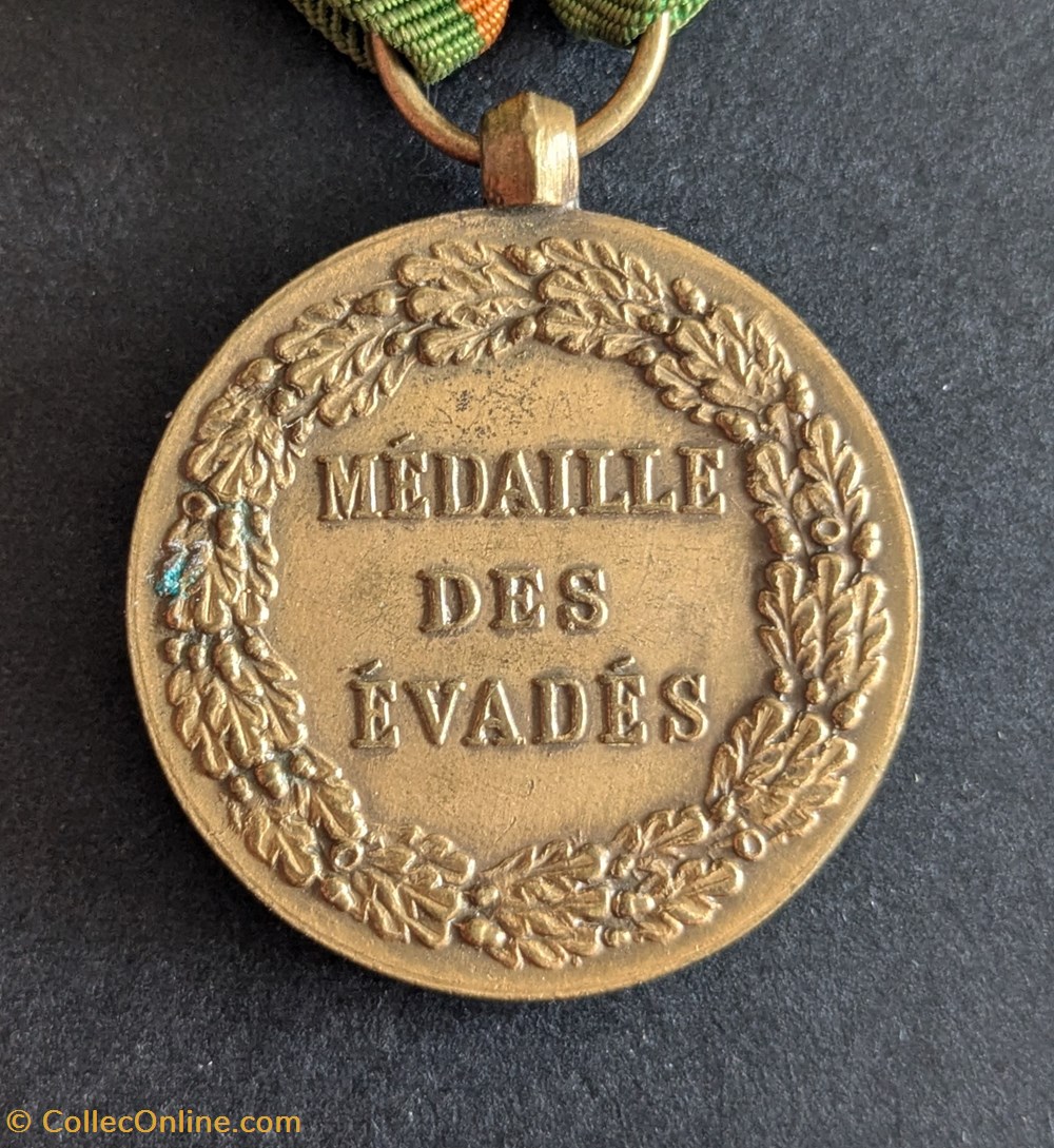 medailles france medaille des evades