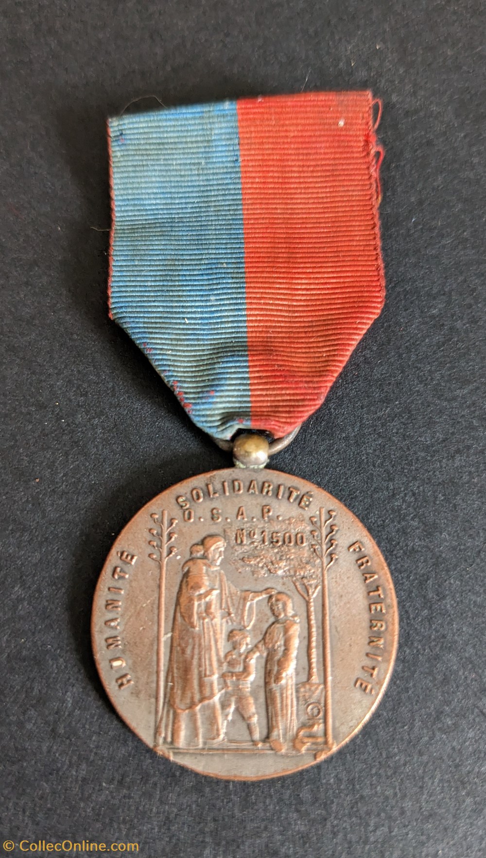 medailles medaille de la societe generale de orphelinat des sous agents et ouvriers commissionnes des ptt