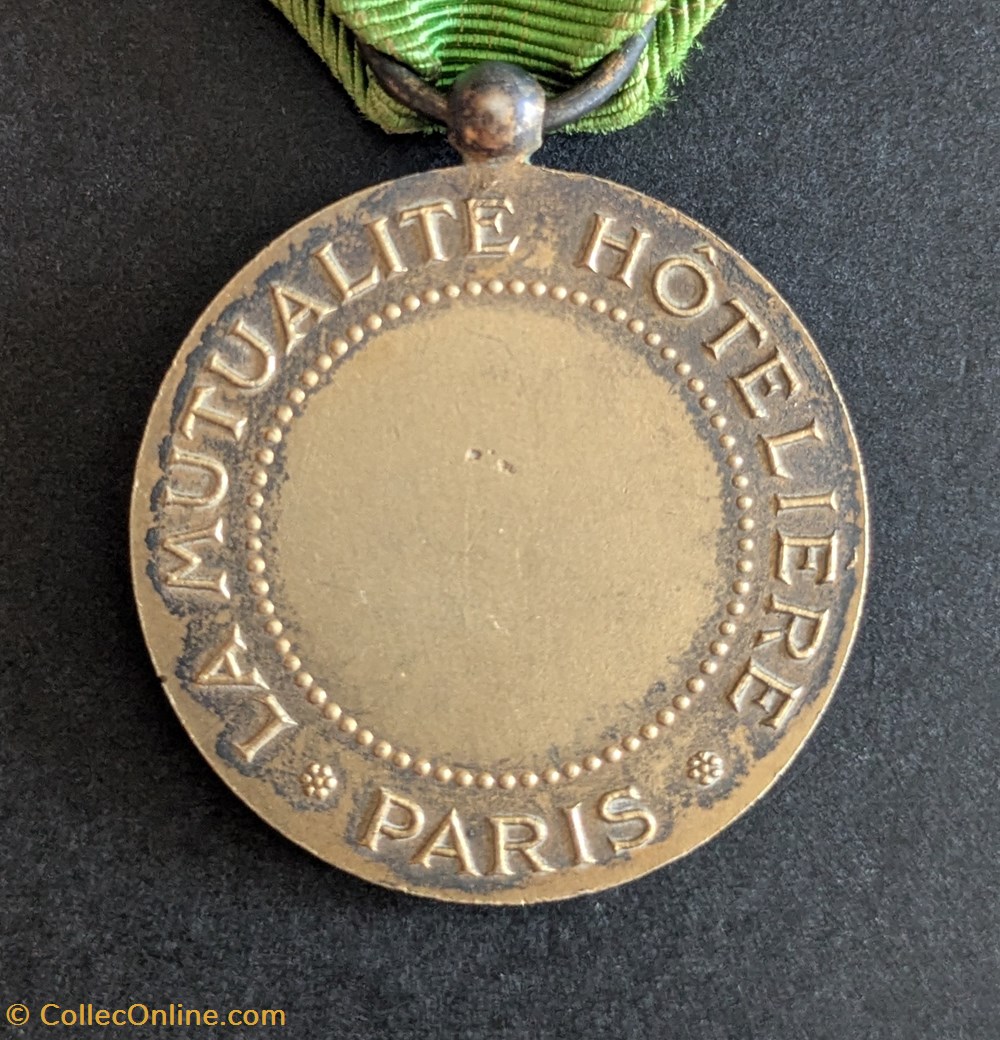 medailles france medaille de la mutualite hoteliere de paris