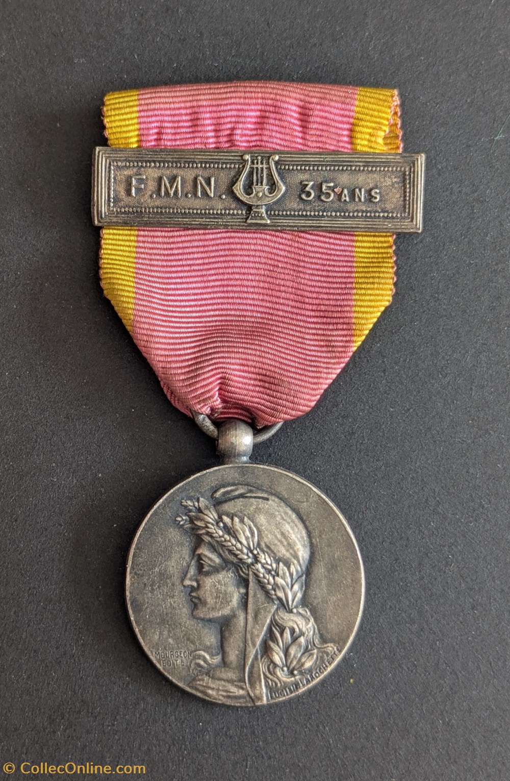 Médaille de la Fédération Musicale de Normandie medailles france medaille de la federation musicale de normandie