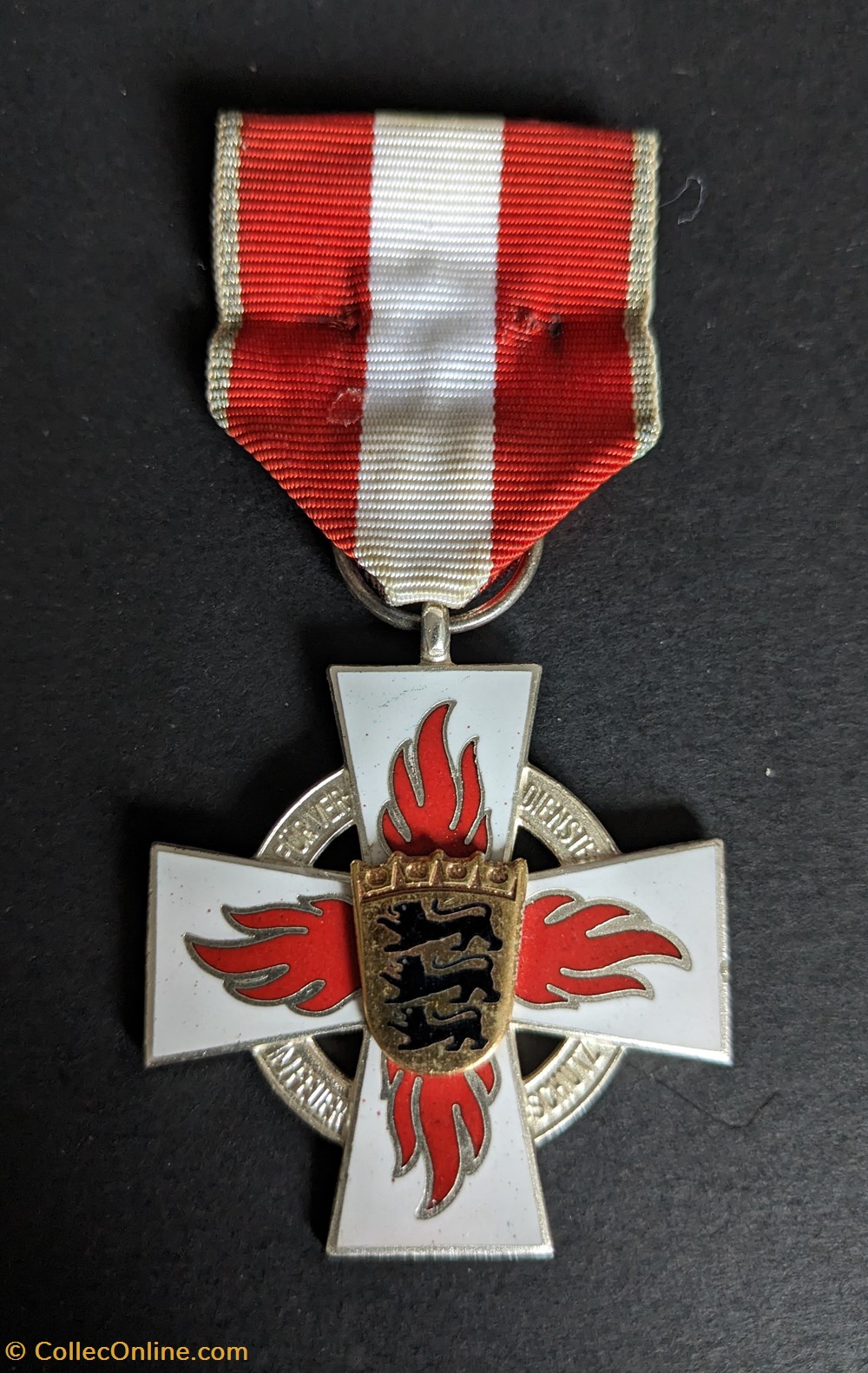 Médaille du service incendie du Bade-Wurtemberg medailles allemagne medaille du service incendie du bade wurtemberg