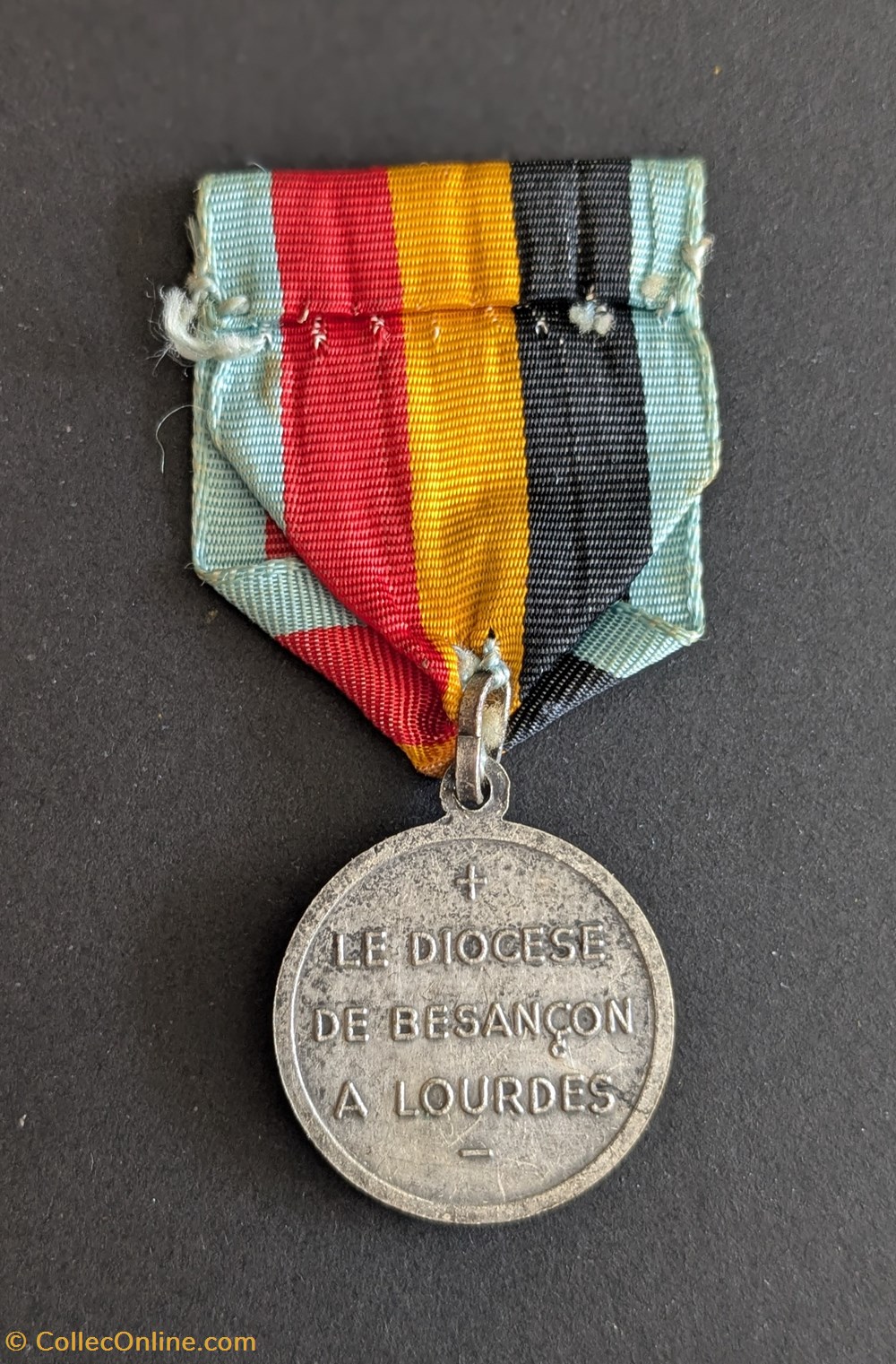 medailles france medaille du pelerinage a lourdes du diocese de besancon