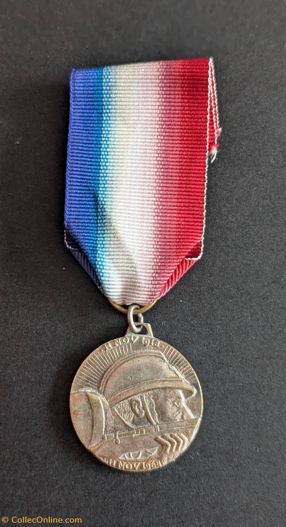 medailles france medaille departementale du 50eme anniversaire de armistice de la 1ere gm calvados
