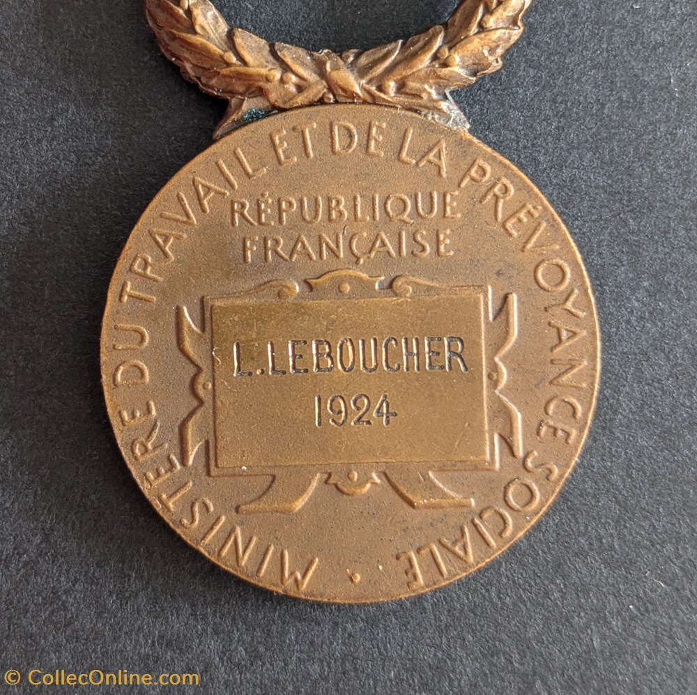 medailles france medaille honneur de la mutualite