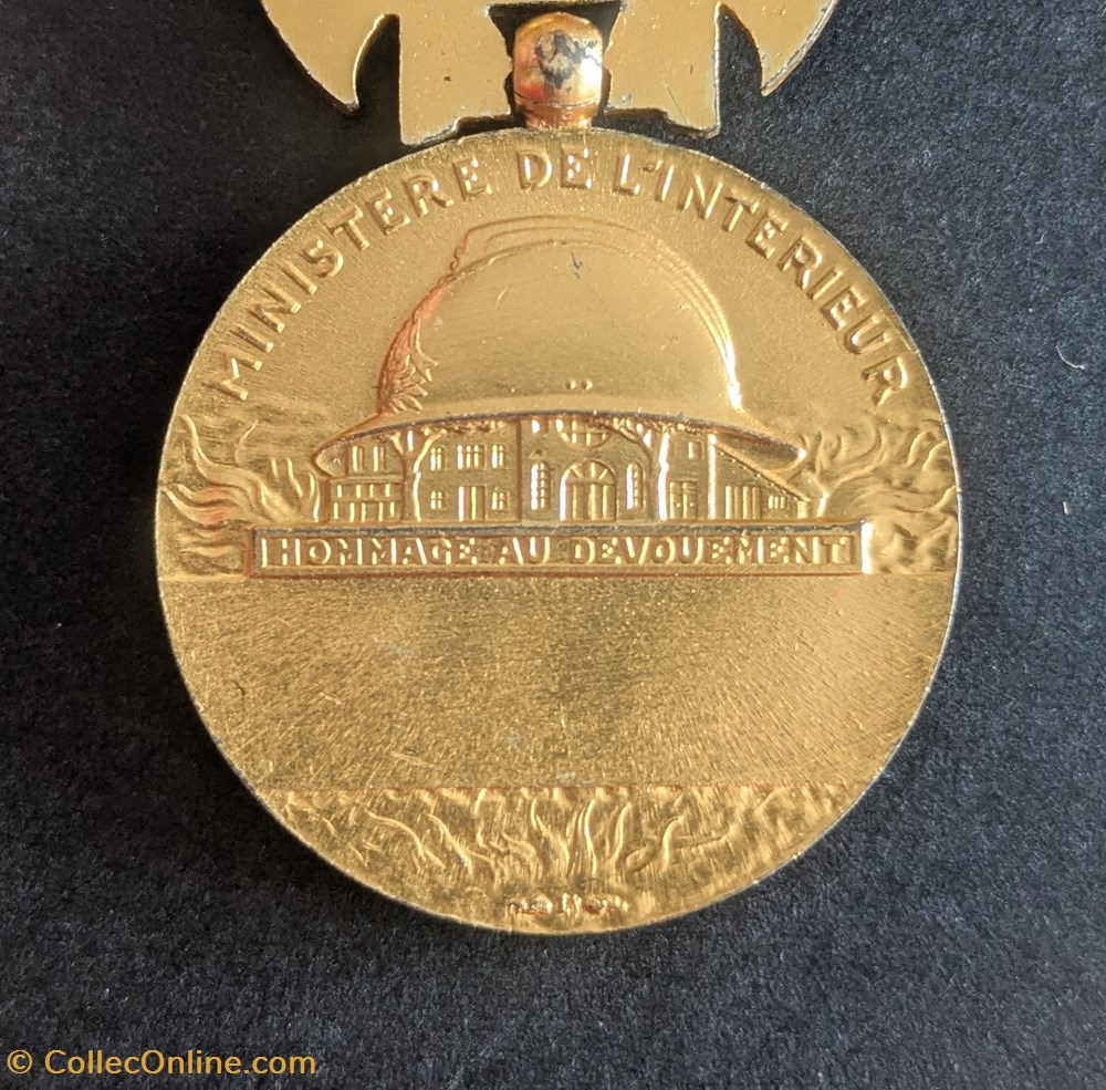 medailles france medaille honneur des sapeurs pompiers n 2