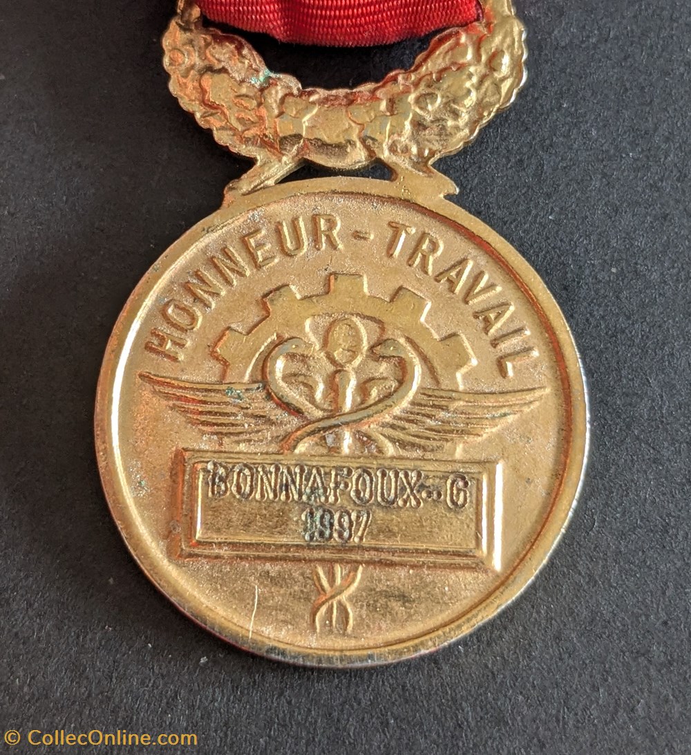 medailles france n 7 o honneur travail