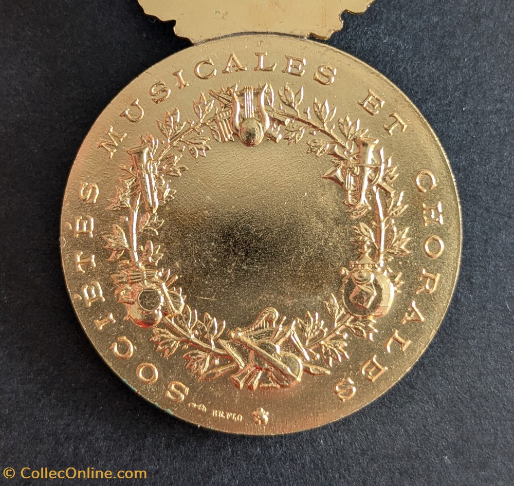 medailles france medaille honneur des societes musicales et chorales variante n 2