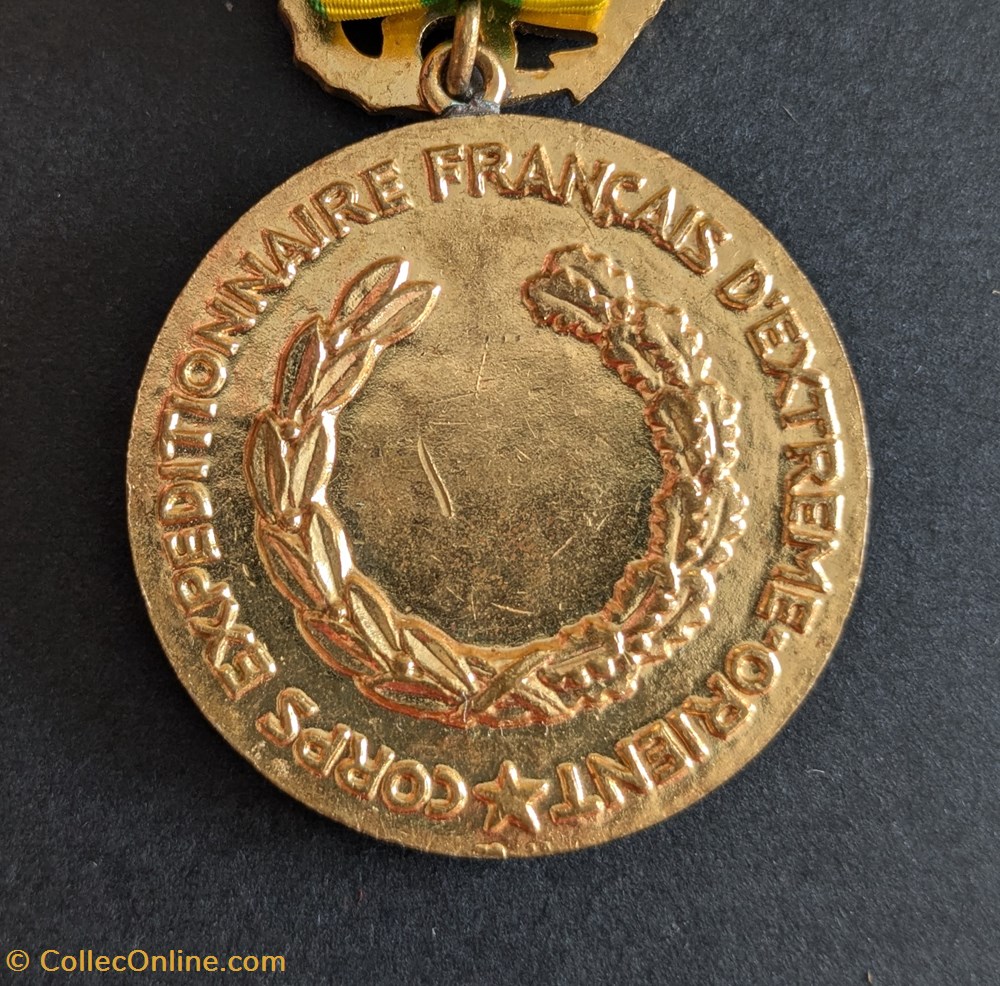 medailles france medaille commemorative de la campagne indochine