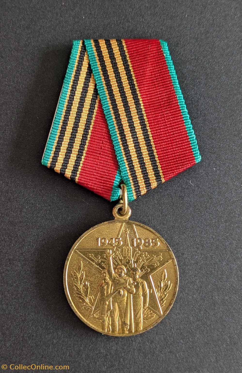 G2 - Médaille du jubilé du 40ème anniversaire de la victoire sur l'Allemagne medailles urss g2 medaille du jubile du 40eme anniversaire de la victoire sur allemagne