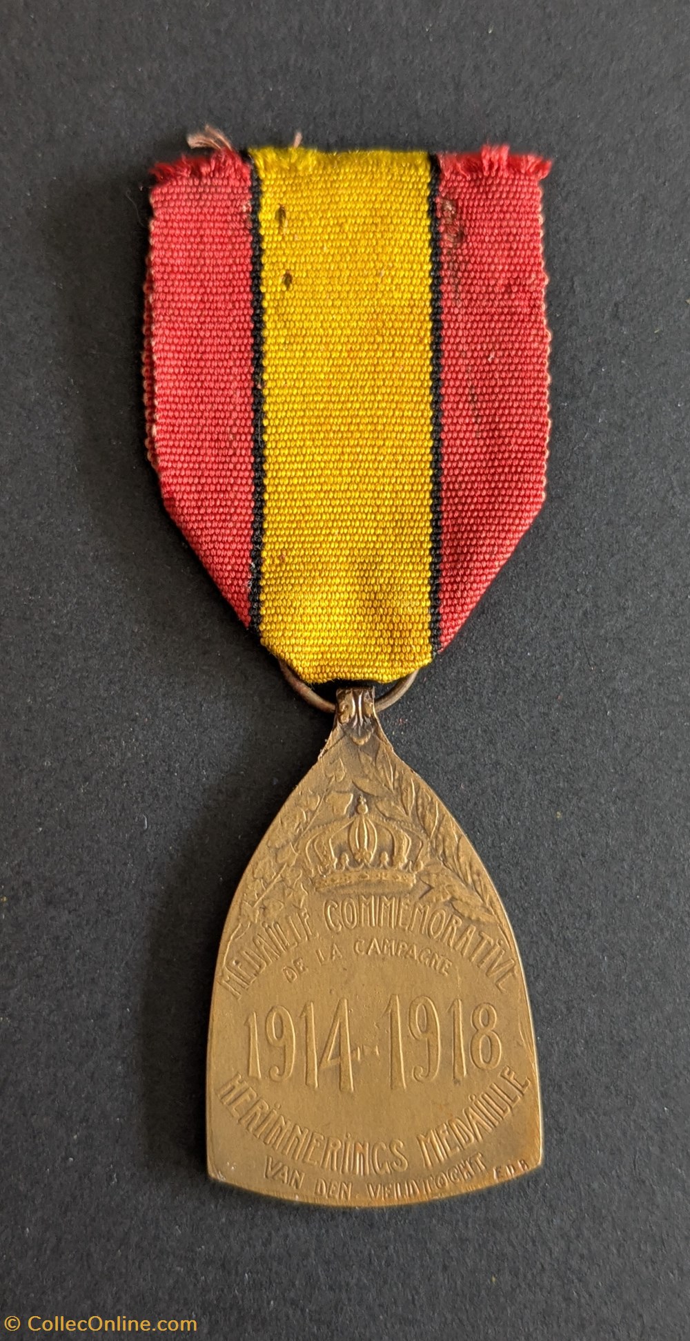 medailles belgique g1 medaille commemorative de la campagne 1914 1918