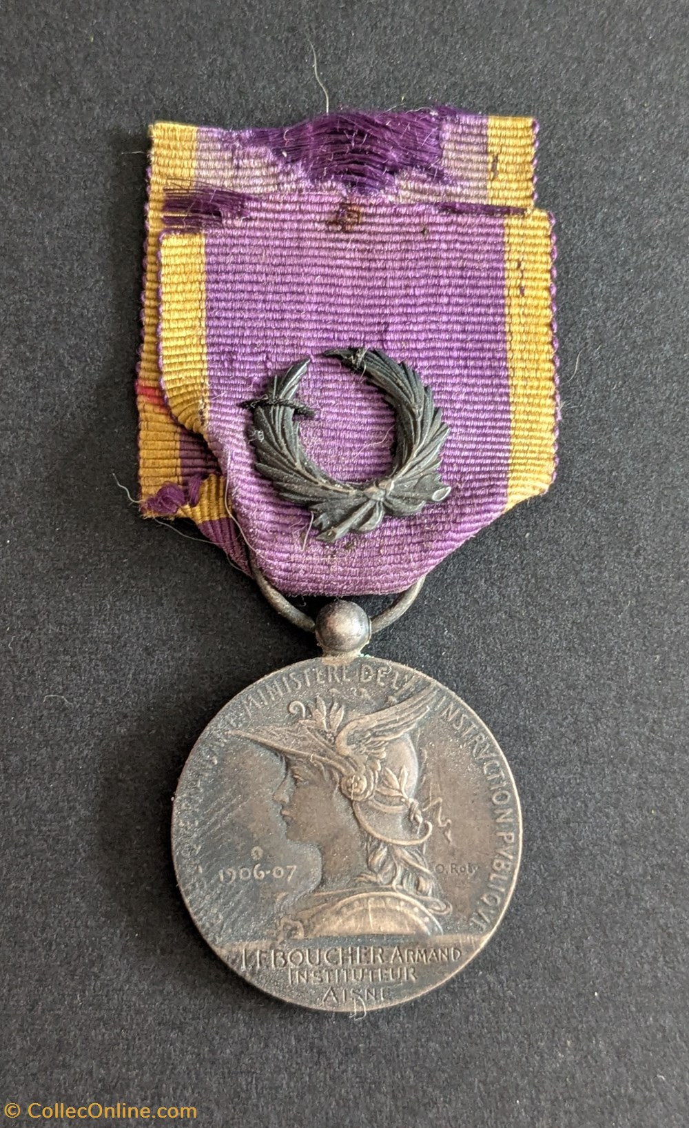 medailles france medaille honneur de enseignement du premier degre argent