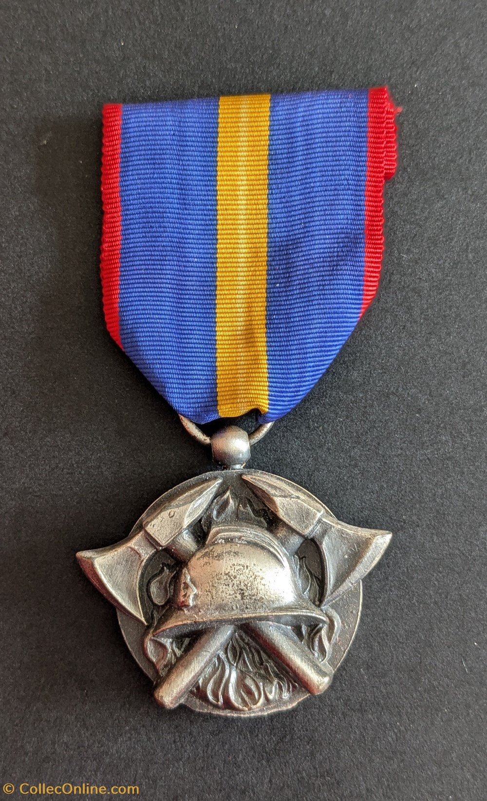 Médaille de l'Union Départementale des Sapeurs Pompiers de l'Oise (UDSPO) medailles france medaille de union departementale des sapeurs pompiers de oise udspo