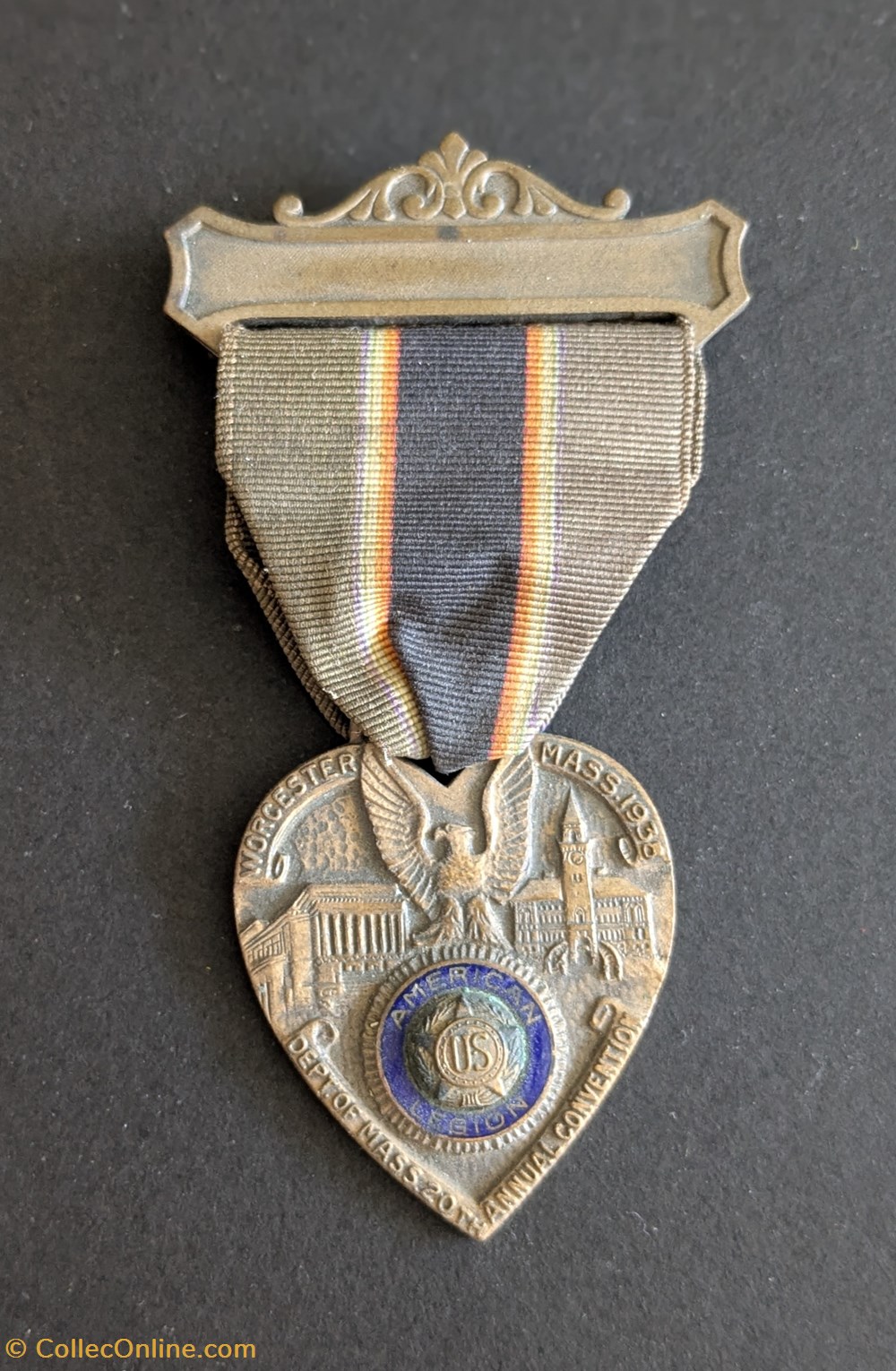 medailles etats unis medaille de la 20eme convention de l etat du massachusetts de l american legion