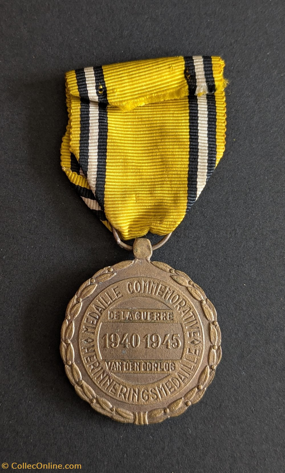 G2 - Médaille commémorative de la guerre 1940-1945 medailles belgique g2 medaille commemorative de la guerre 1940 1945