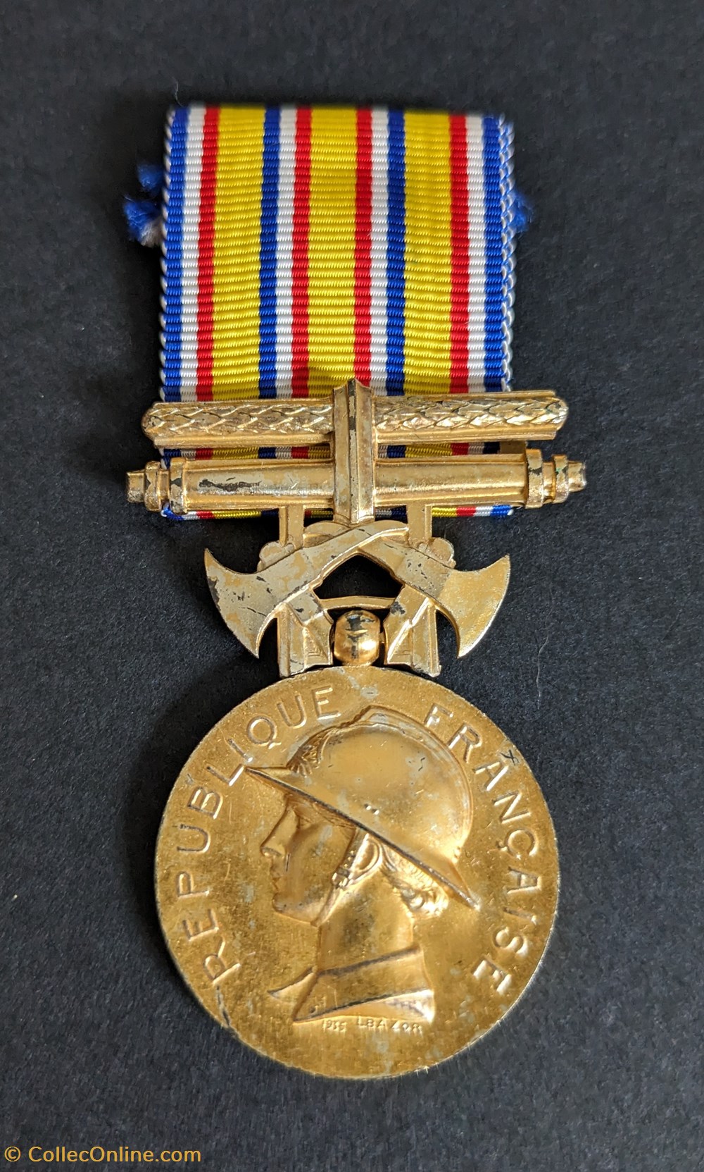 medailles france medaille honneur des sapeurs pompiers n 2