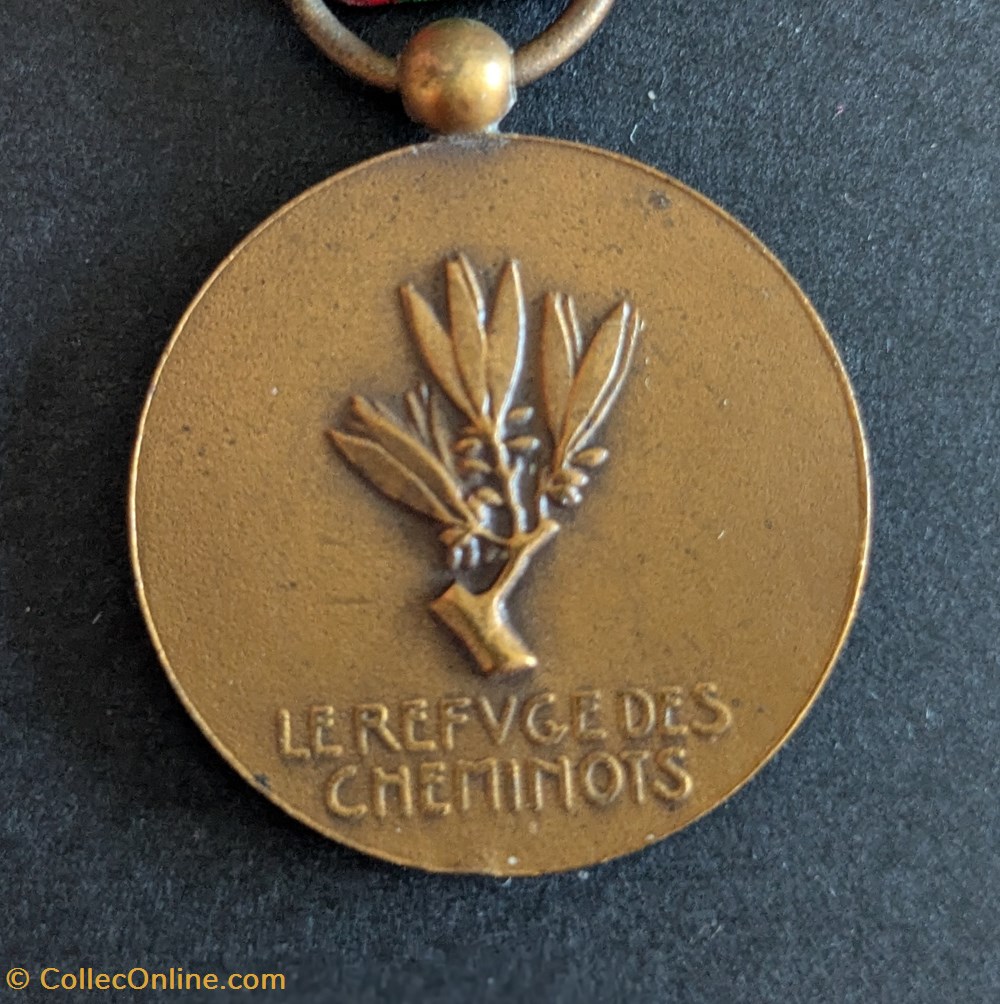Médaille de l'association le refuge des cheminots medailles medaille de association le refuge des cheminots