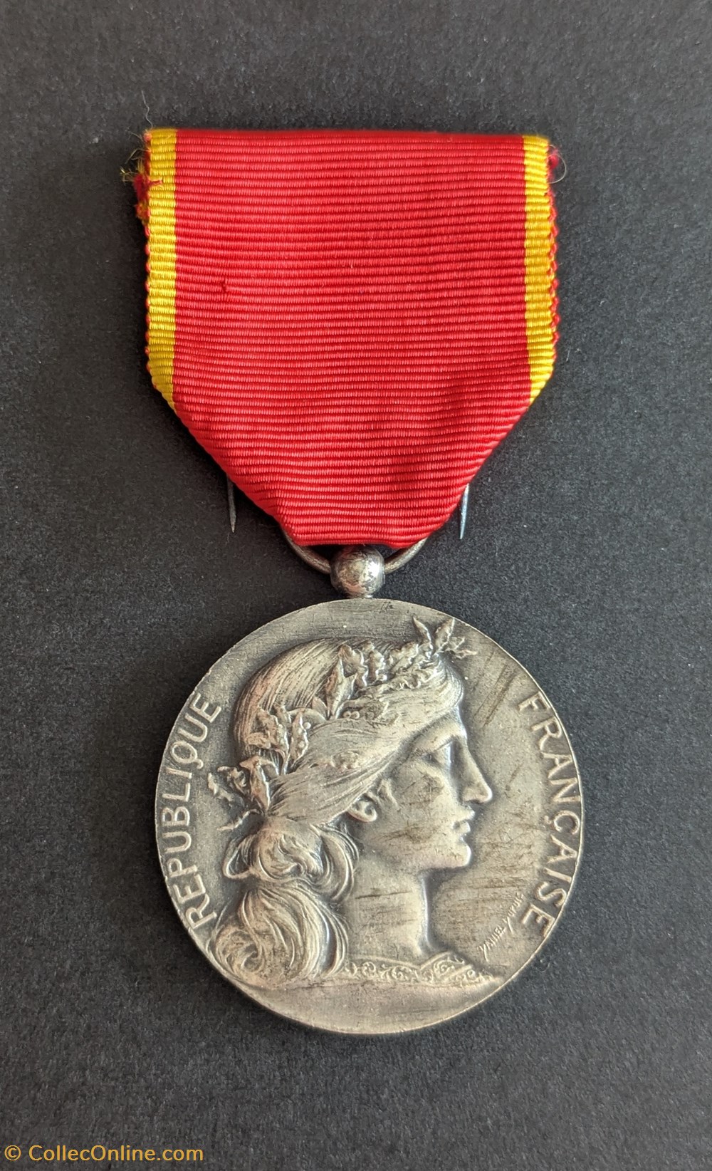 Médaille du travail de la Société Industrielle de l'Est medailles france medaille du travail de la societe industrielle de est