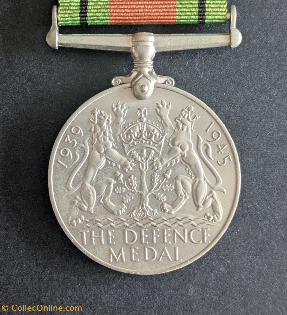 G2 - Defence Medal 1939-1945 medailles royaume uni g2 defence medal 1939 1945