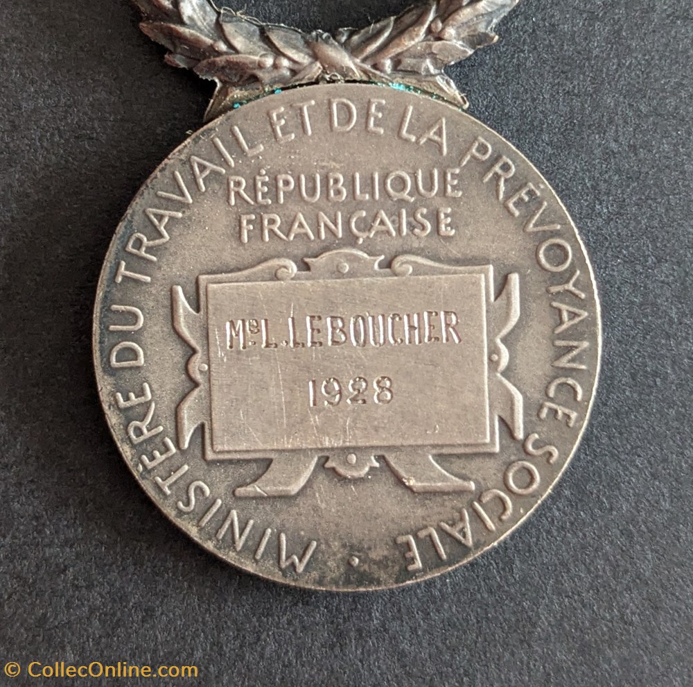 medailles france medaille honneur de la mutualite
