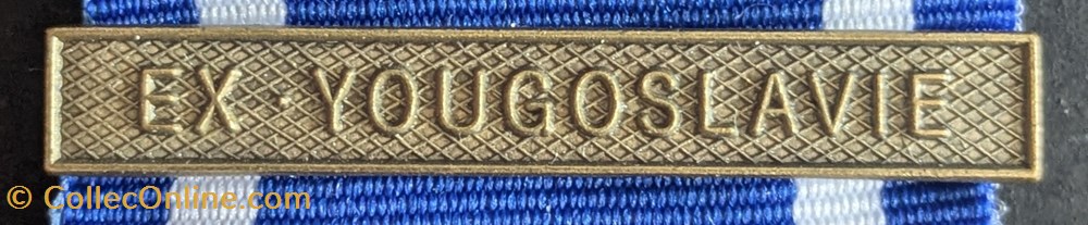 Médaille pour les opérations en Yougoslavie - EX-YOUGOSLAVIE 2 medailles medaille pour les operations en yougoslavie ex yougoslavie