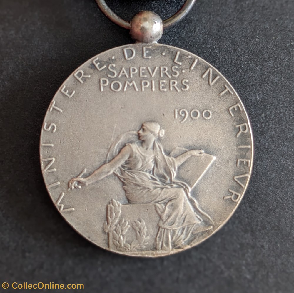 medailles france medaille honneur des sapeurs pompiers n 1