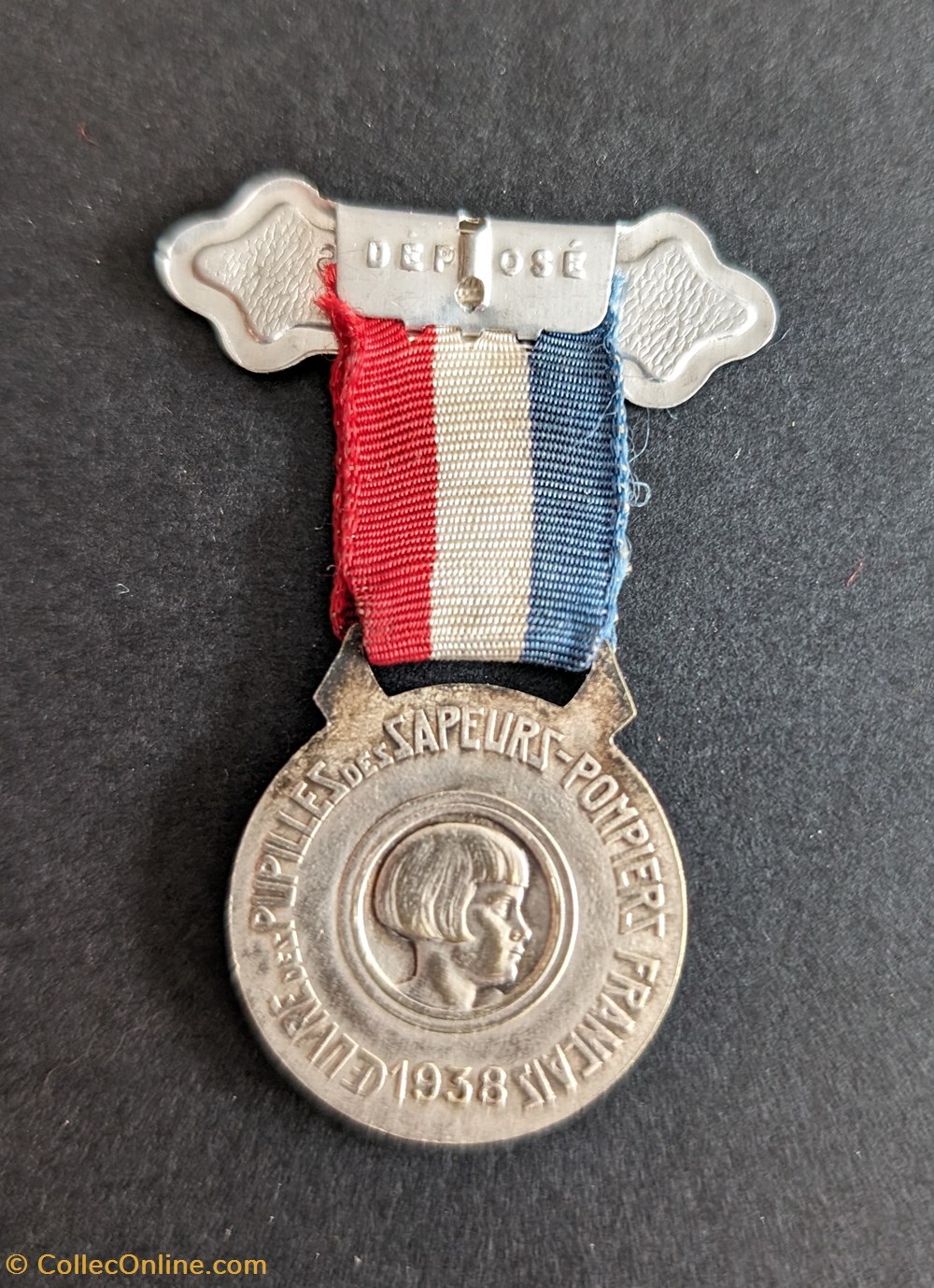 medailles medaille de l oeuvre des pupilles des sapeurs pompiers francais 1938