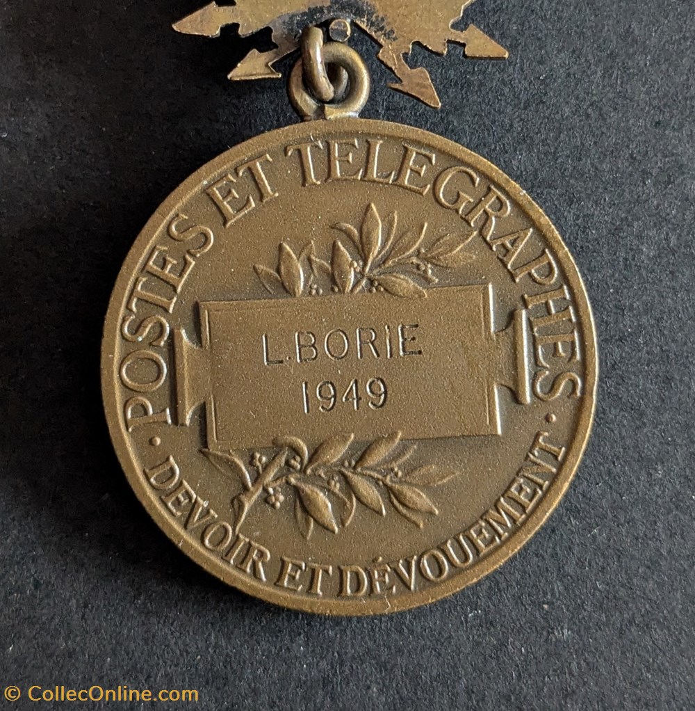 Médaille d'Honneur des Postes et Télégraphes medailles france medaille honneur des postes et telegraphes