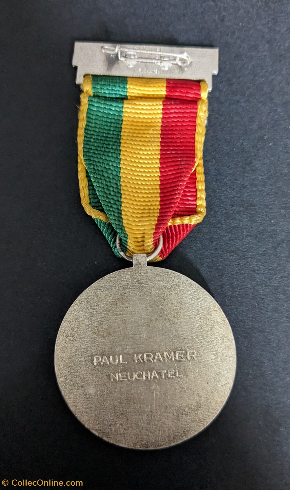 medailles suisse medaille du prix de tir hiver 1957