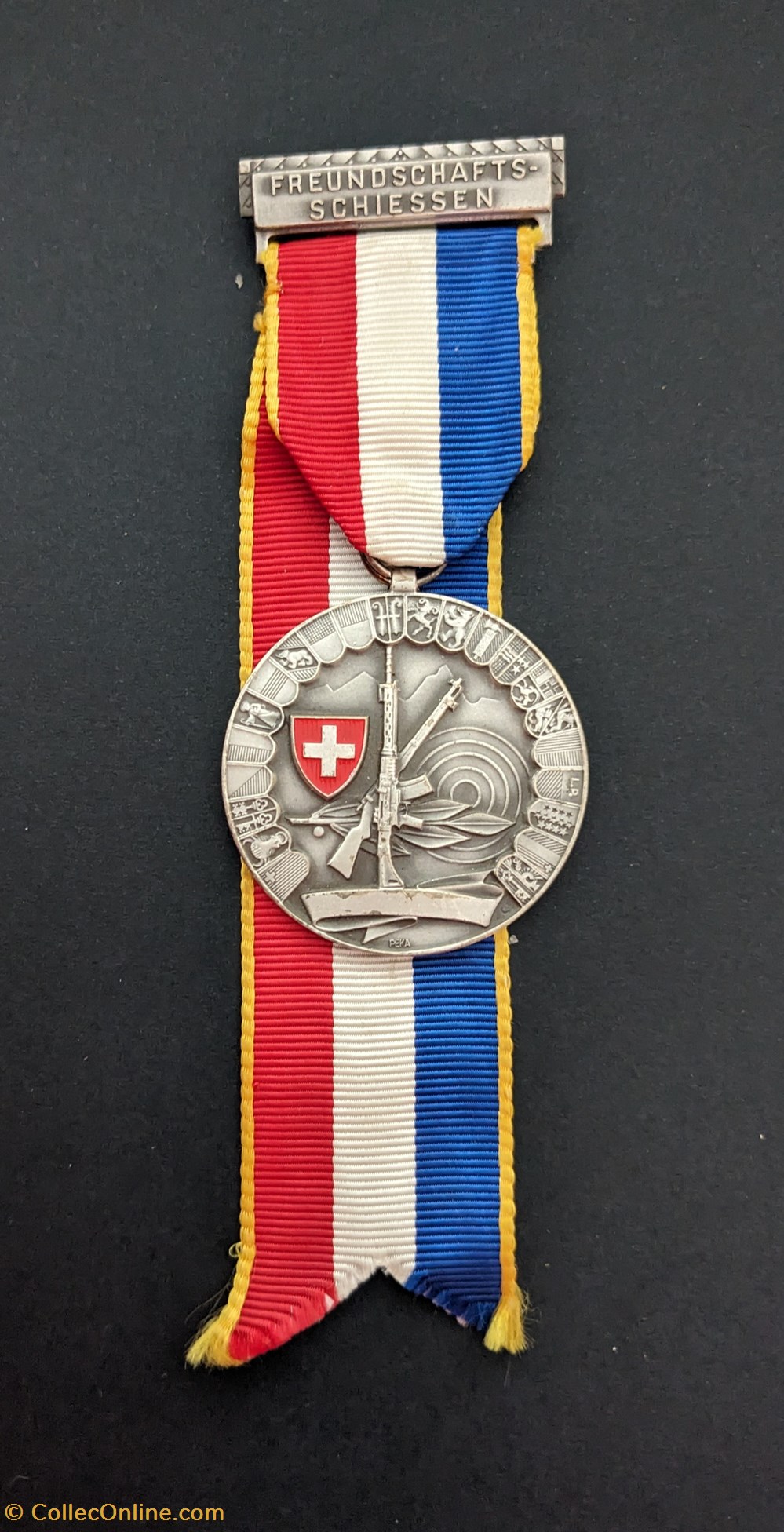 medailles suisse medaille de tir au fusil