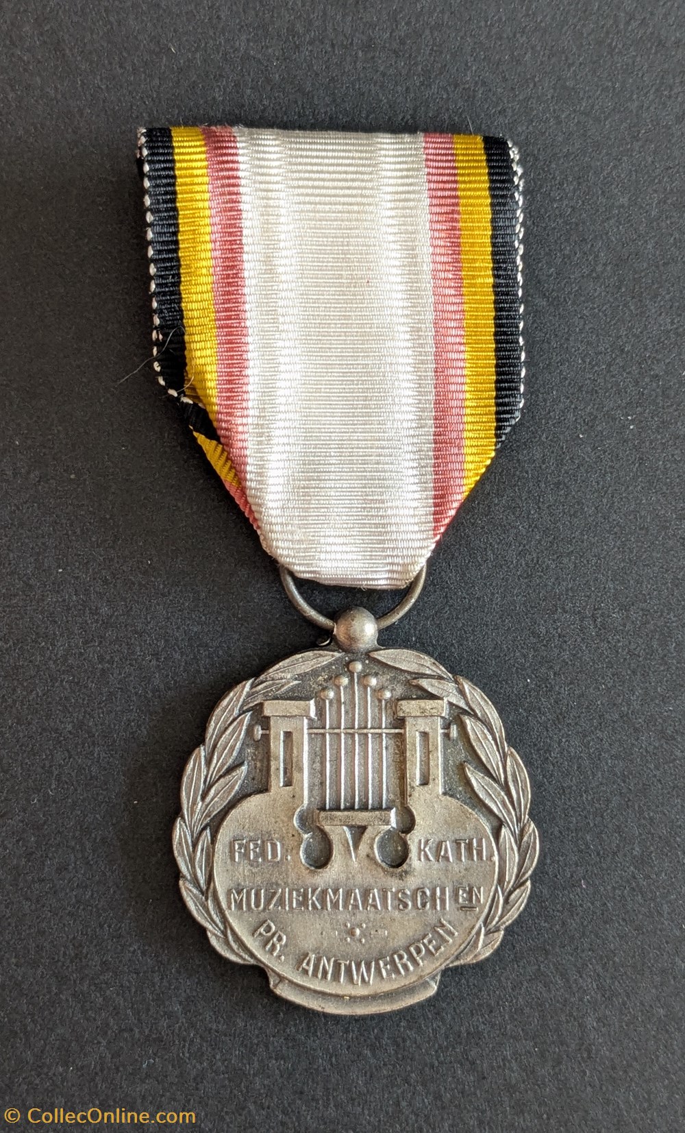 medailles art medaille de la federation catholique des societes musicales d anvers