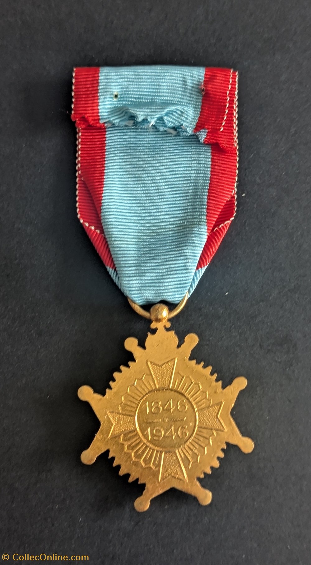 Médaille commémorative du centenaire du service télégraphique medailles belgique medaille commemorative du centenaire du service telegraphique