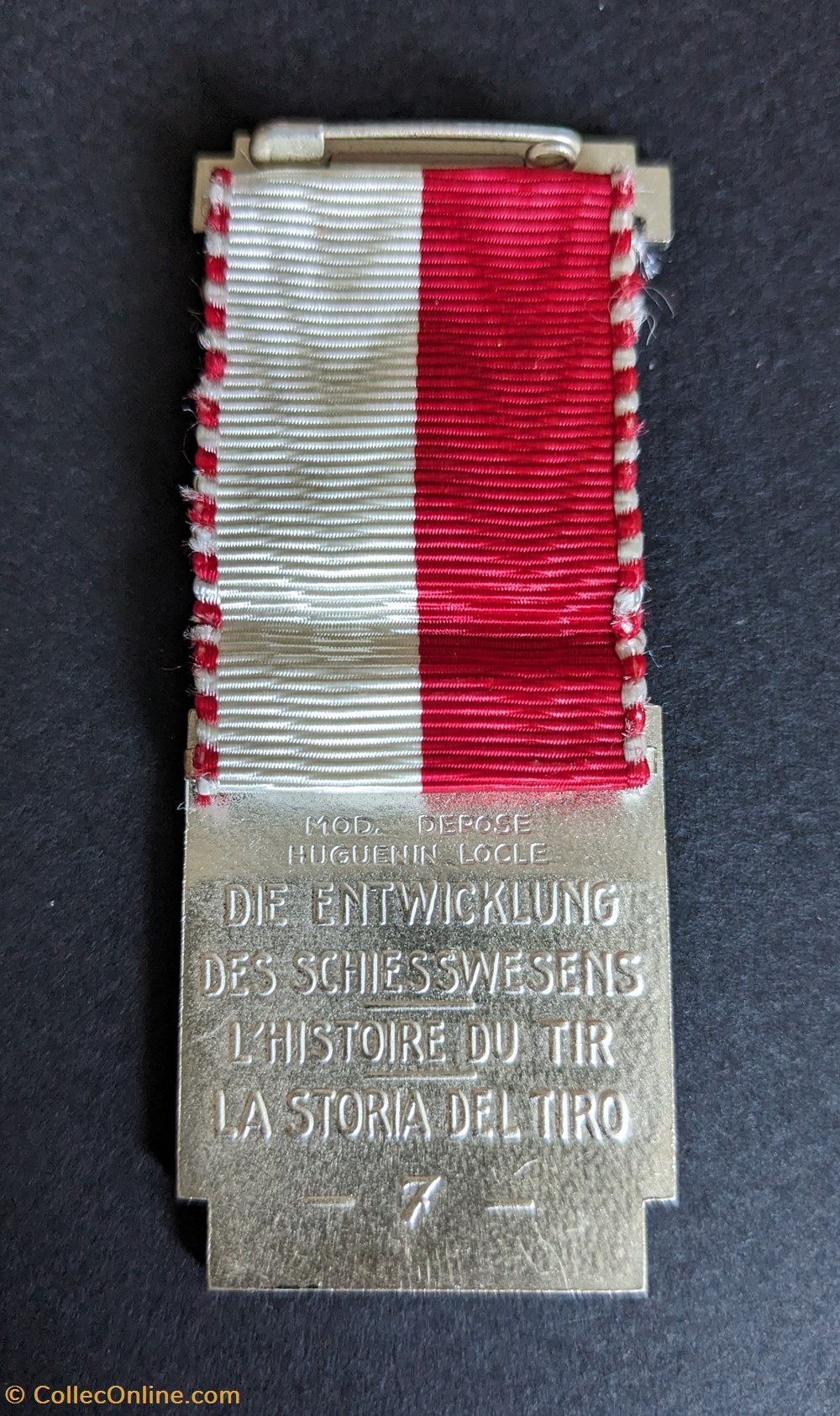 medailles suisse a medaille du prix de tir federal 1954