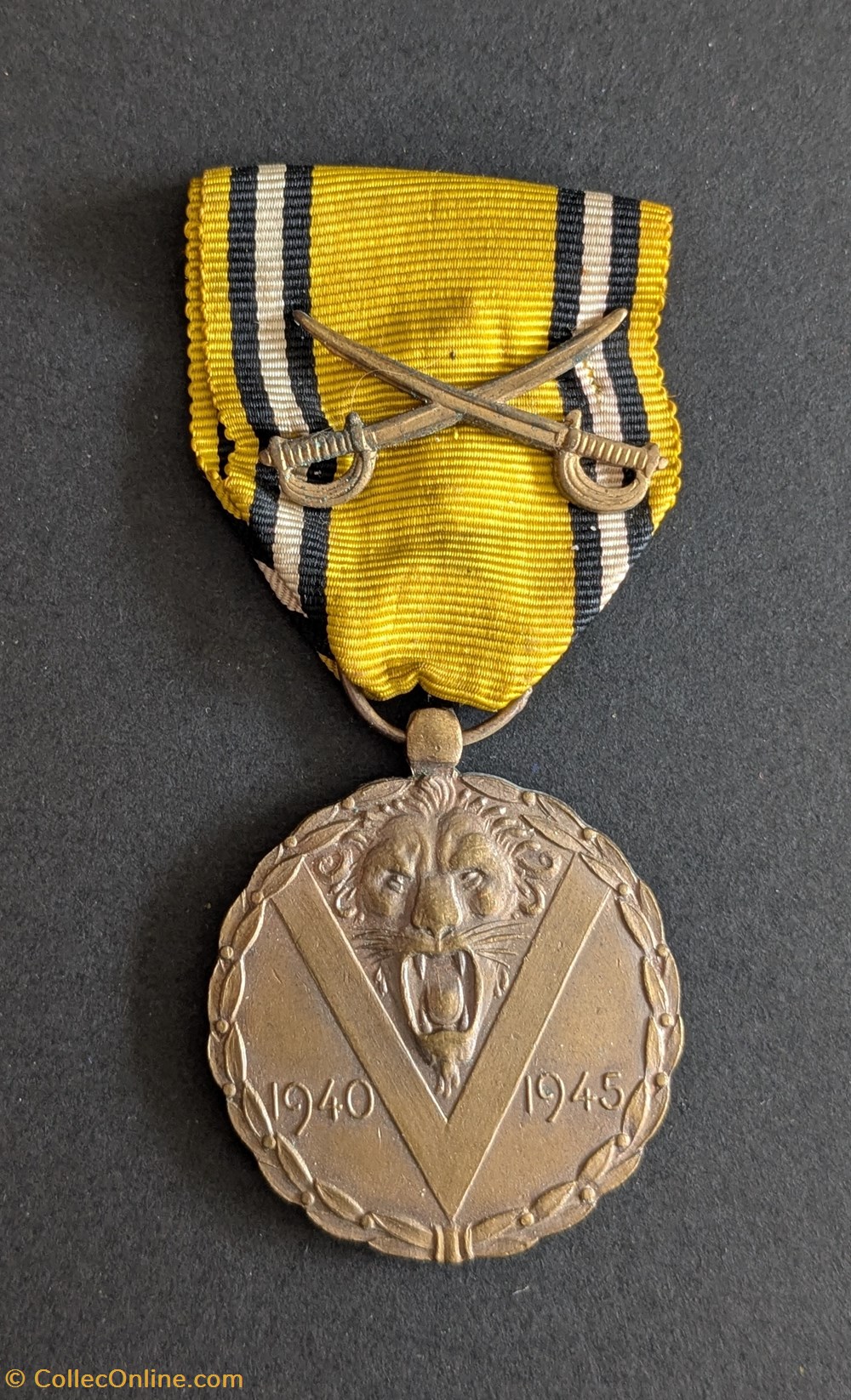 G2 - Médaille commémorative de la guerre 1940-1945 medailles belgique g2 medaille commemorative de la guerre 1940 1945