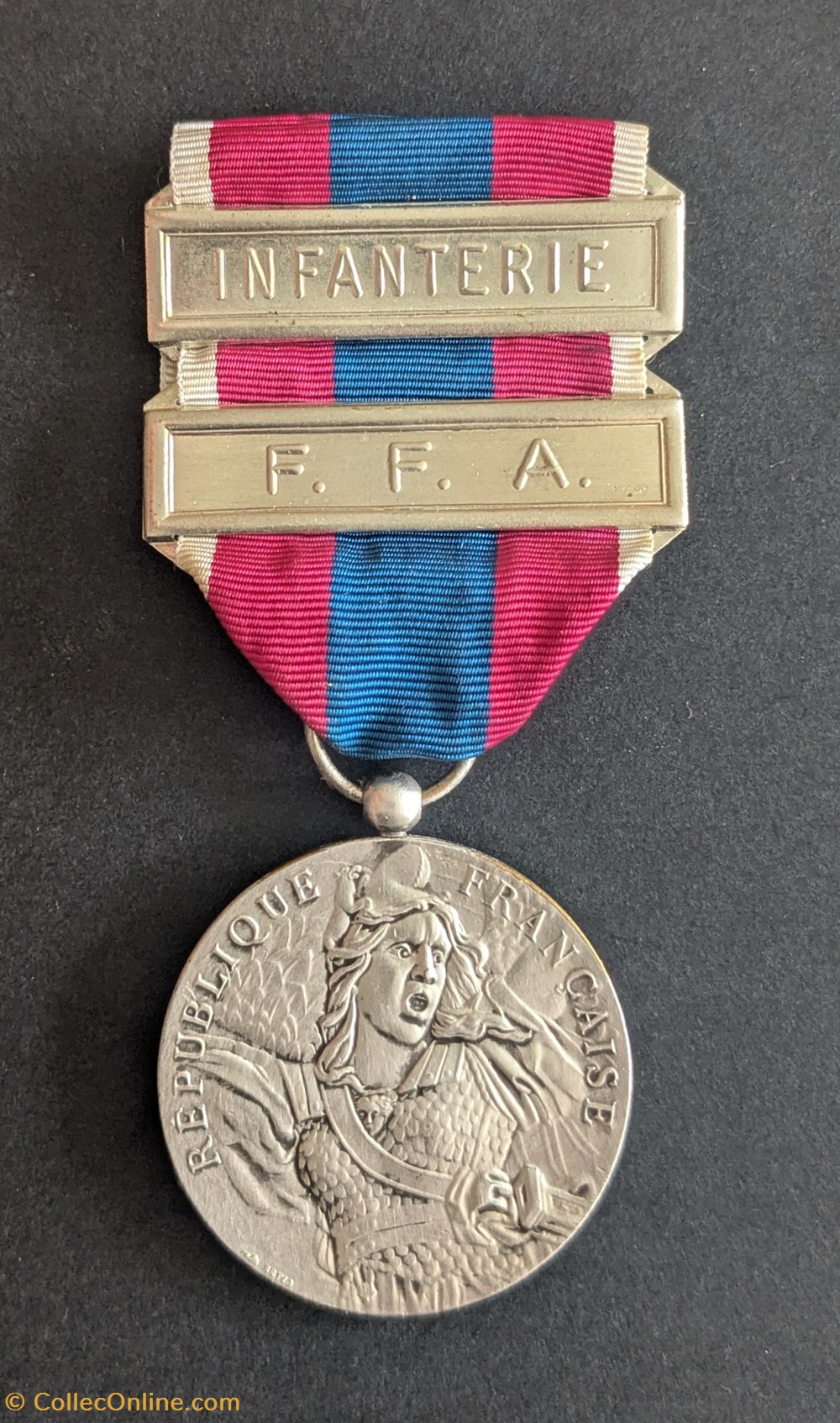 INFANTERIE - F.F.A. 2 medailles france infanterie f f a