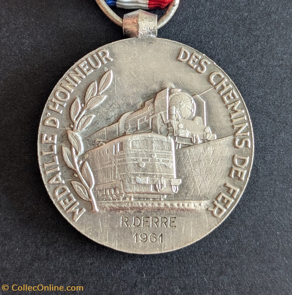 T3 A - médaille d'Honneur des Chemins de Fer medailles france t3 a medaille honneur des chemins de fer