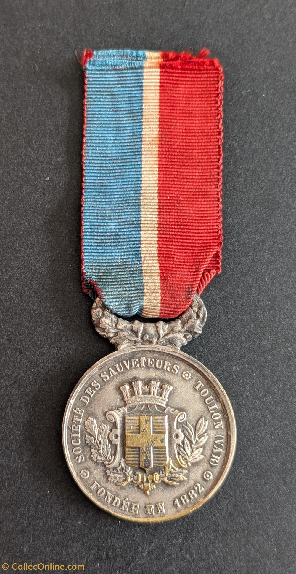 Médaille de la société des sauveteurs de Toulon medailles france medaille de la societe des sauveteurs de toulon