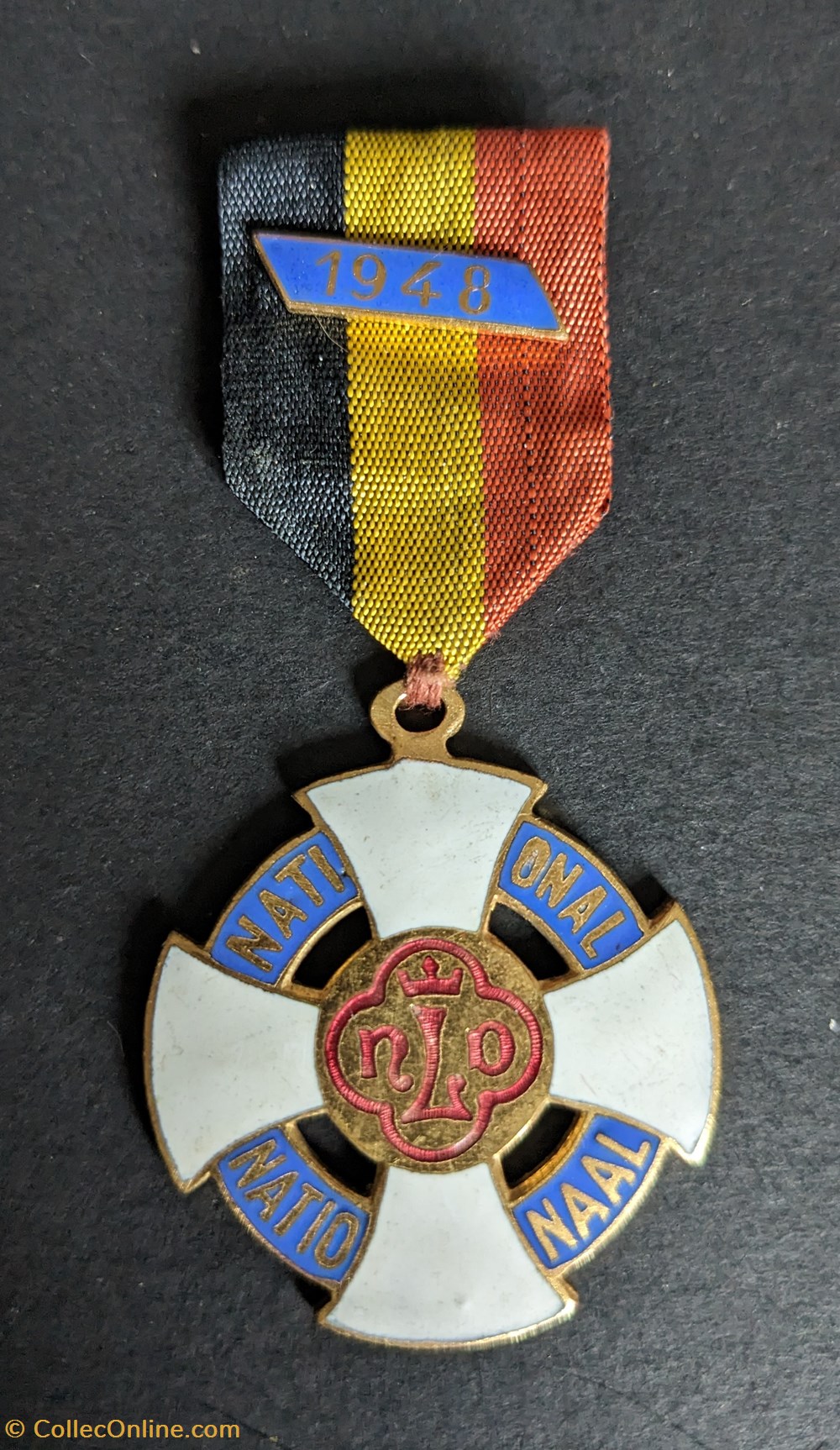 medailles belgique rel croix nationale du pelerinage a notre dame de lourdes