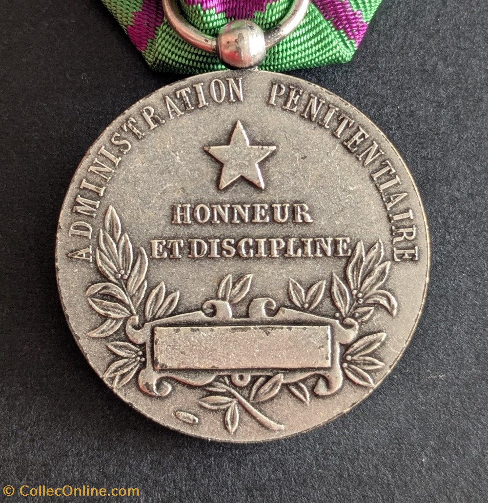 medailles france medaille d honneur de l administration penitentiaire