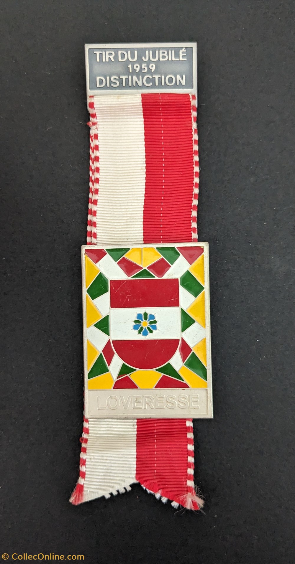 Médaille de tir du jubilé de Loveresse medailles suisse medaille de tir du jubile de loveresse