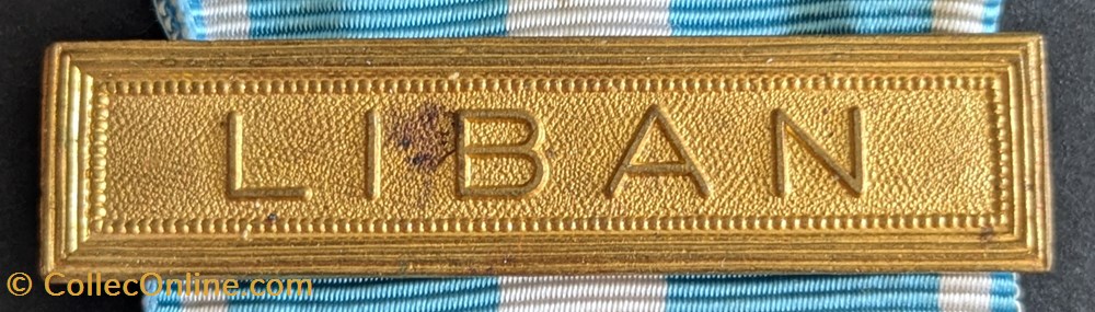 Médaille d'Outre-Mer - LIBAN 3 medailles medaille outre mer liban