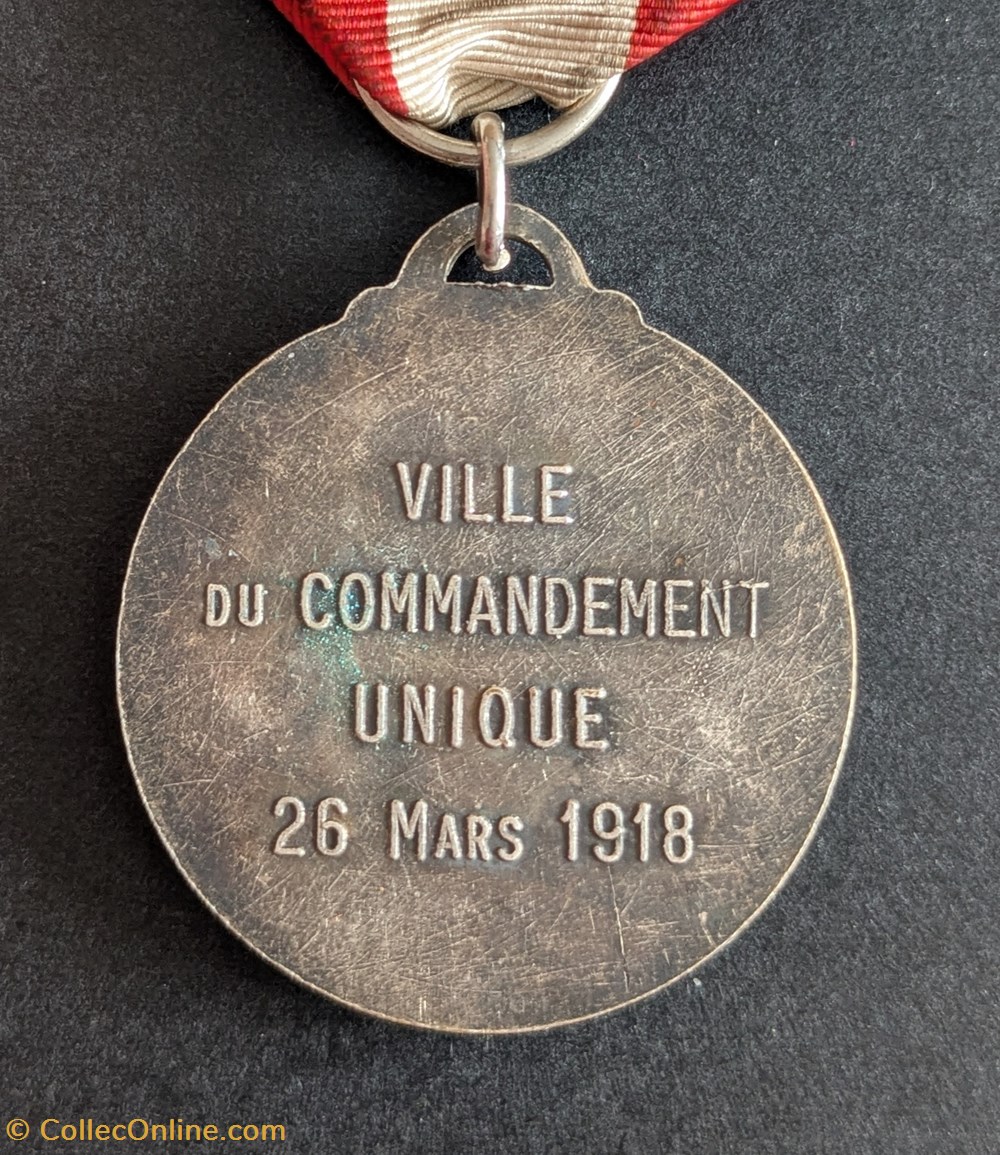 medailles france medaille honneur de la ville de doullens
