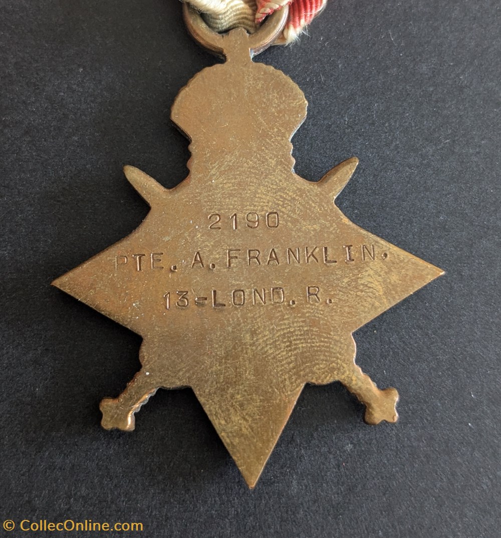 medailles royaume uni g1 1914 1915 star