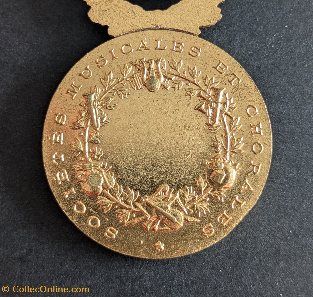 medailles france medaille honneur des societes musicales et chorales variante n 1